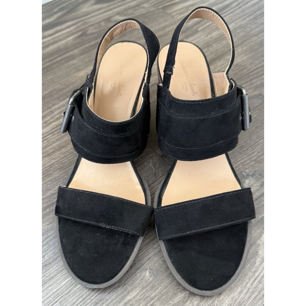 SOLD
Girl Block Heel Sandals Open Toe Slingback Minimalist Chic 8.5 Goth - Picture 4 of 10